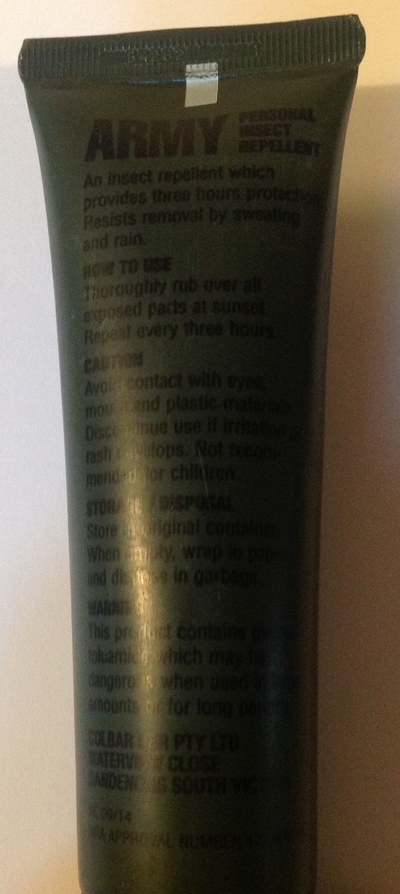 Australian Insect Repellent Tales from the Supply Depot