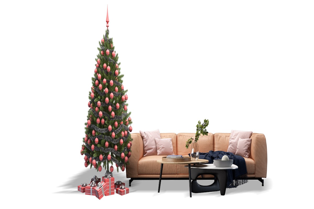Why slim pencil Christmas trees in your décor HaticeXInterior