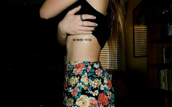 30 Cute Roman Numeral Tattoos - Hative 375_x_600_jpg