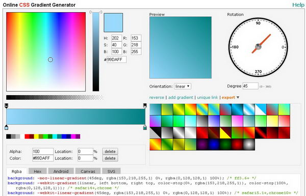 CSS Animated Gradient Background Generator WEBDEVPUNEET