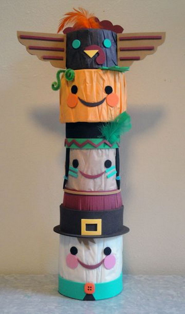 Cool Totem Pole Craft Projects For Kids - Hative