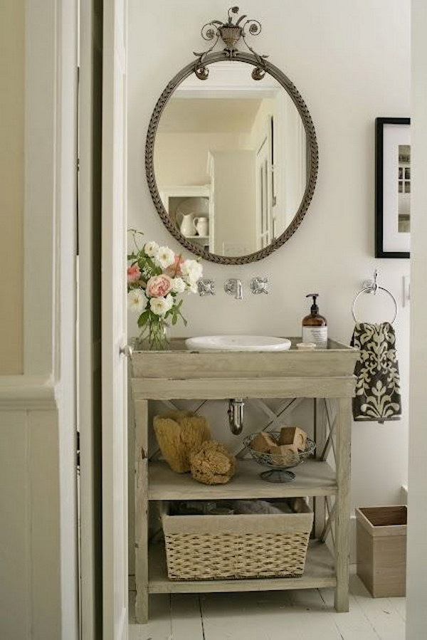 Rustic Farmhouse Bathroom Ideas Hative