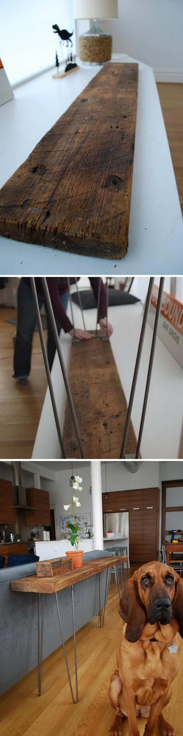 20+ Easy DIY Console Table and Sofa Table Ideas Hative