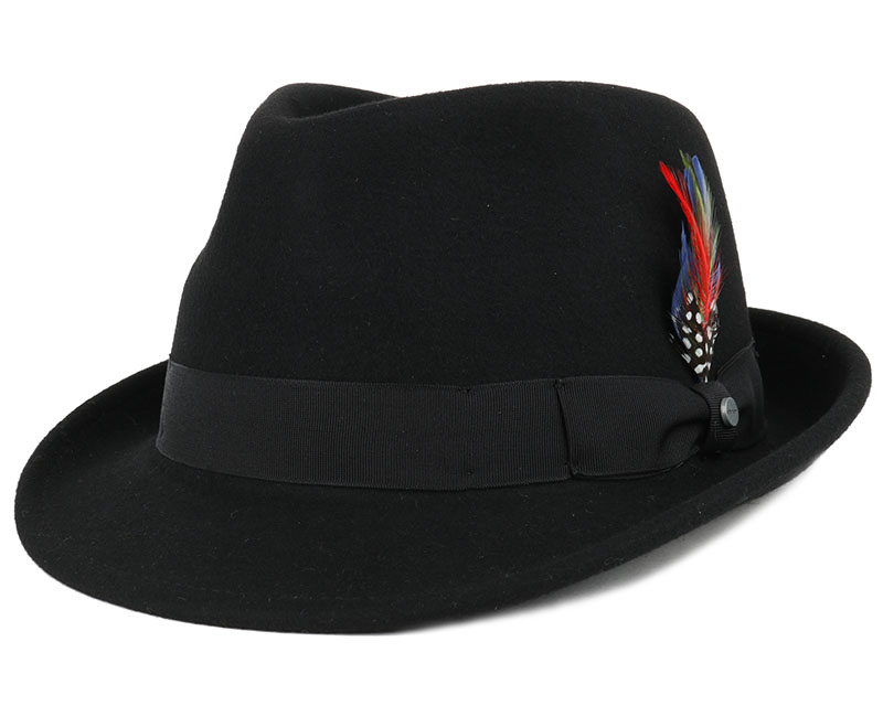 Woolfelt Black Trilby Stetson hat Hatstore.co.uk