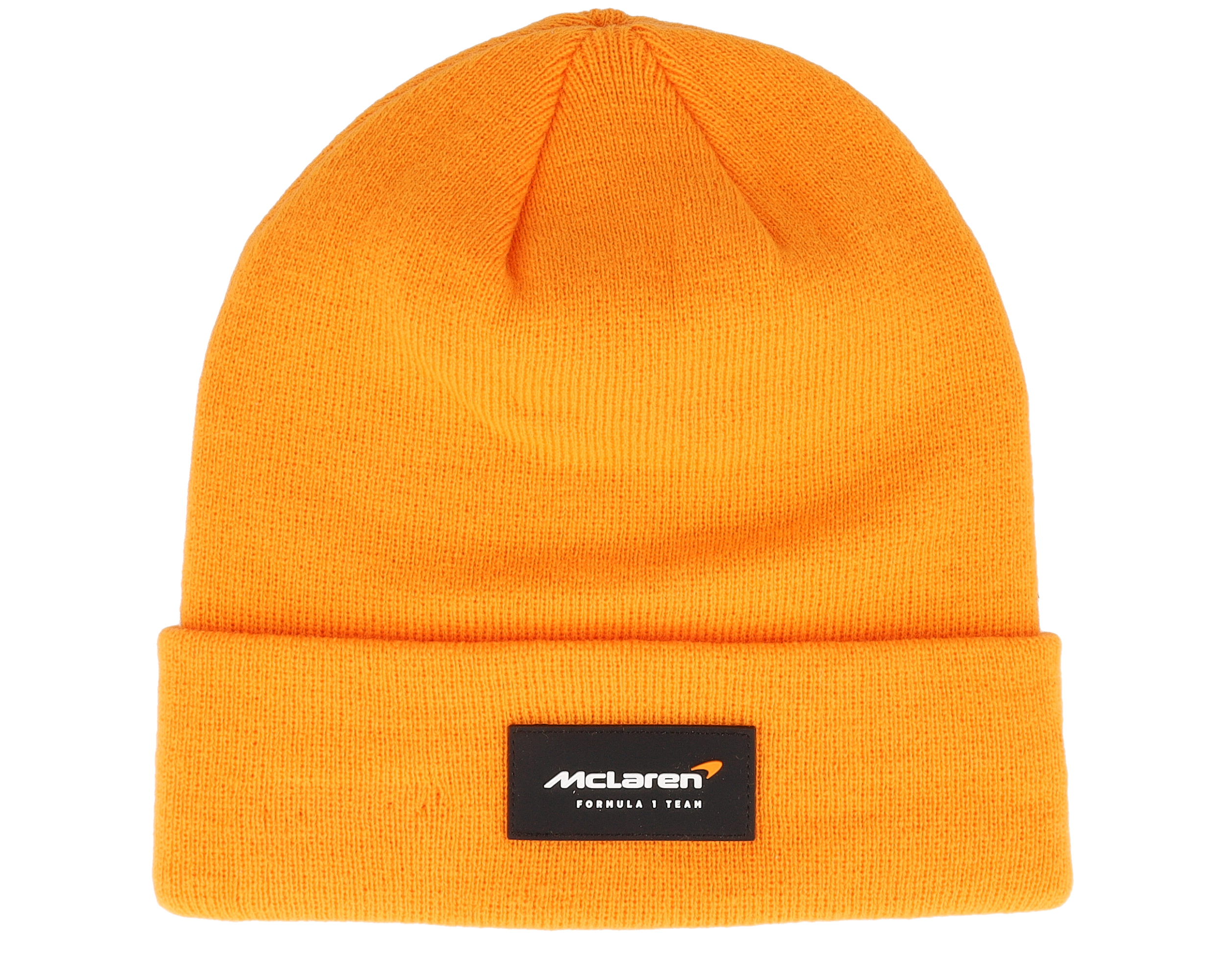 McLaren F1 Team Essential Papaya Orange Cuff New Era beanie