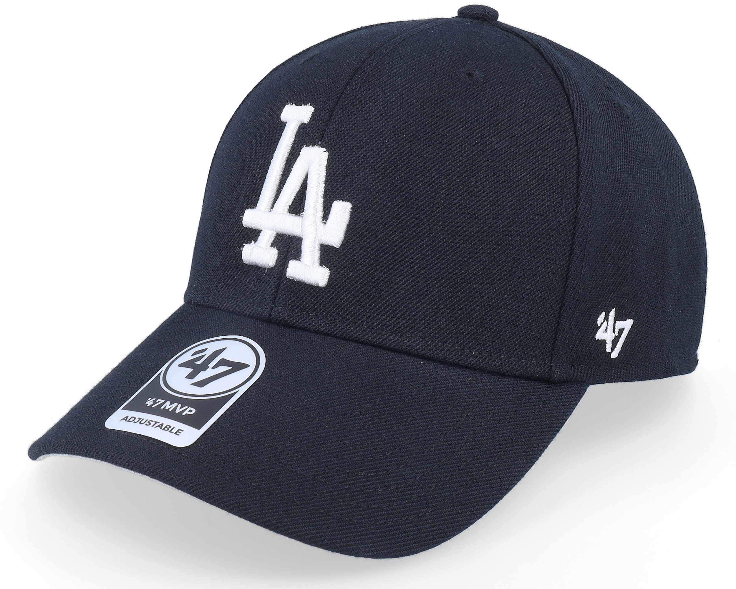 Los Angeles Dodgers 47 Mvp Black/White Adjustable - 47 Brand Cap