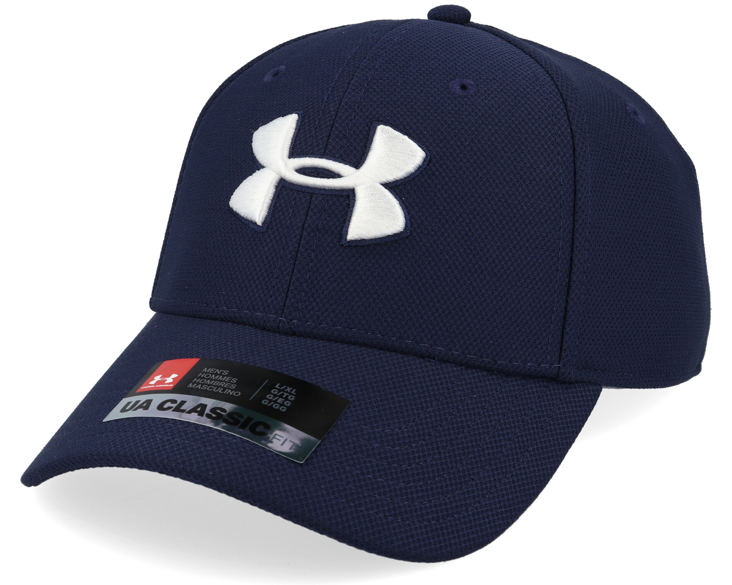 Blitzing 3.0 Midnight Navy/White Flexfit Under Armour Cap Hatstore.ch