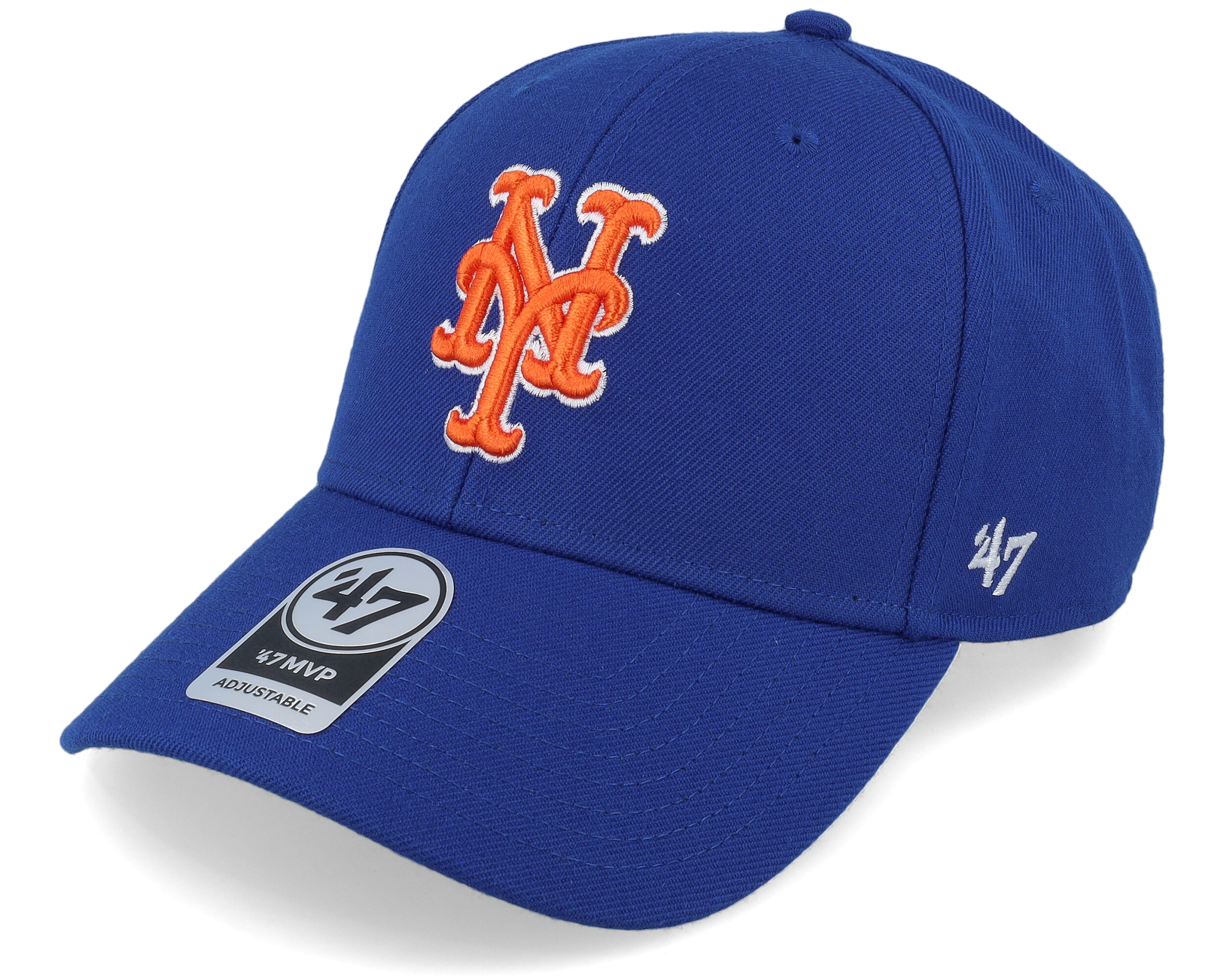 New York Mets Mvp Royal/Orange Adjustable 47 Brand cap