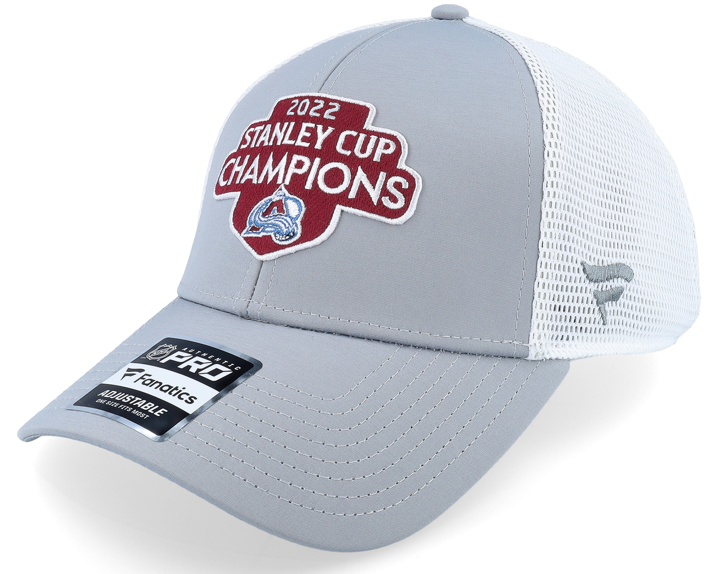 Colorado Avalanche Stanley Cup Champs Locker Room Grey/White Trucker