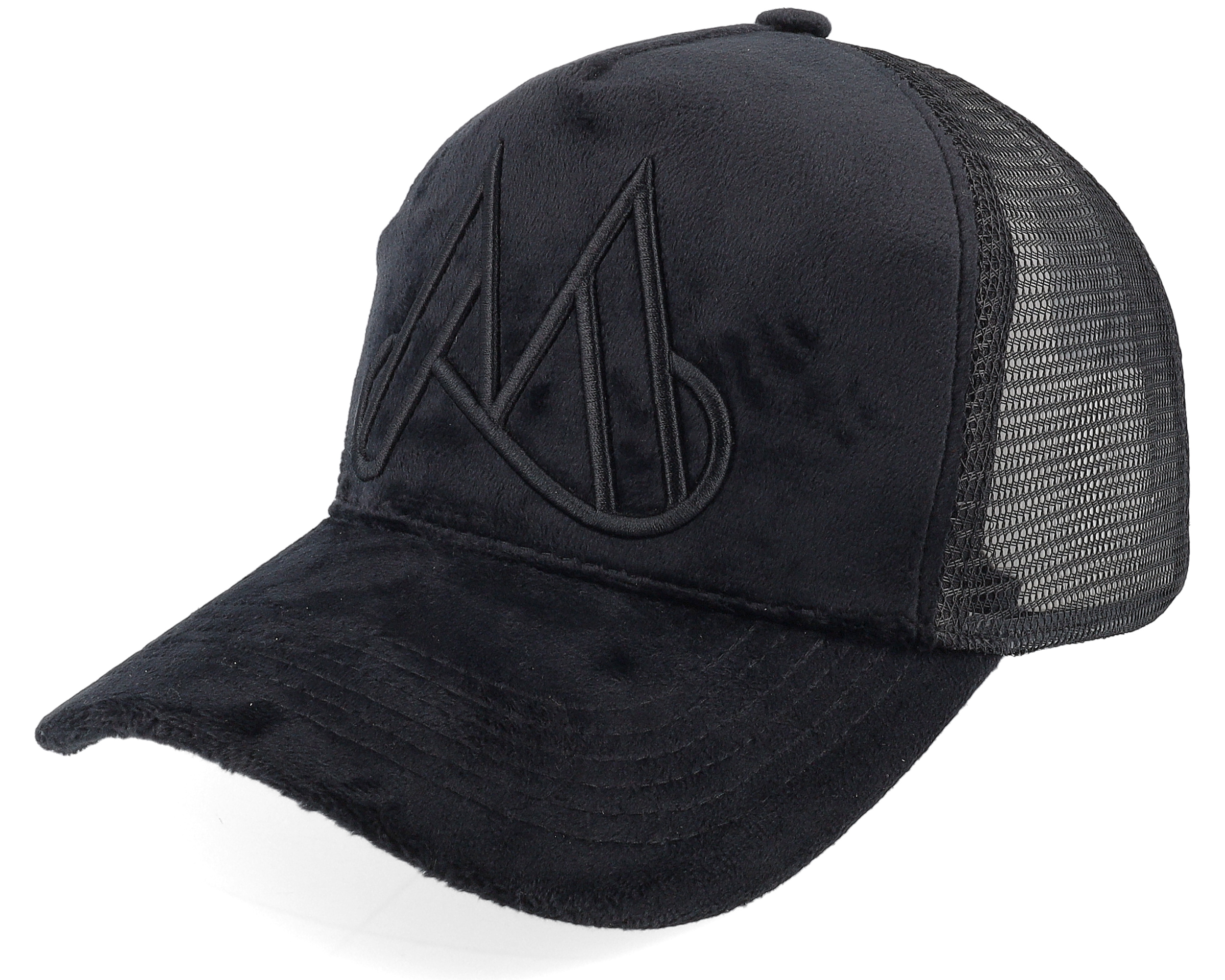 Unlimited M Logo Black Trucker Maggiore cap