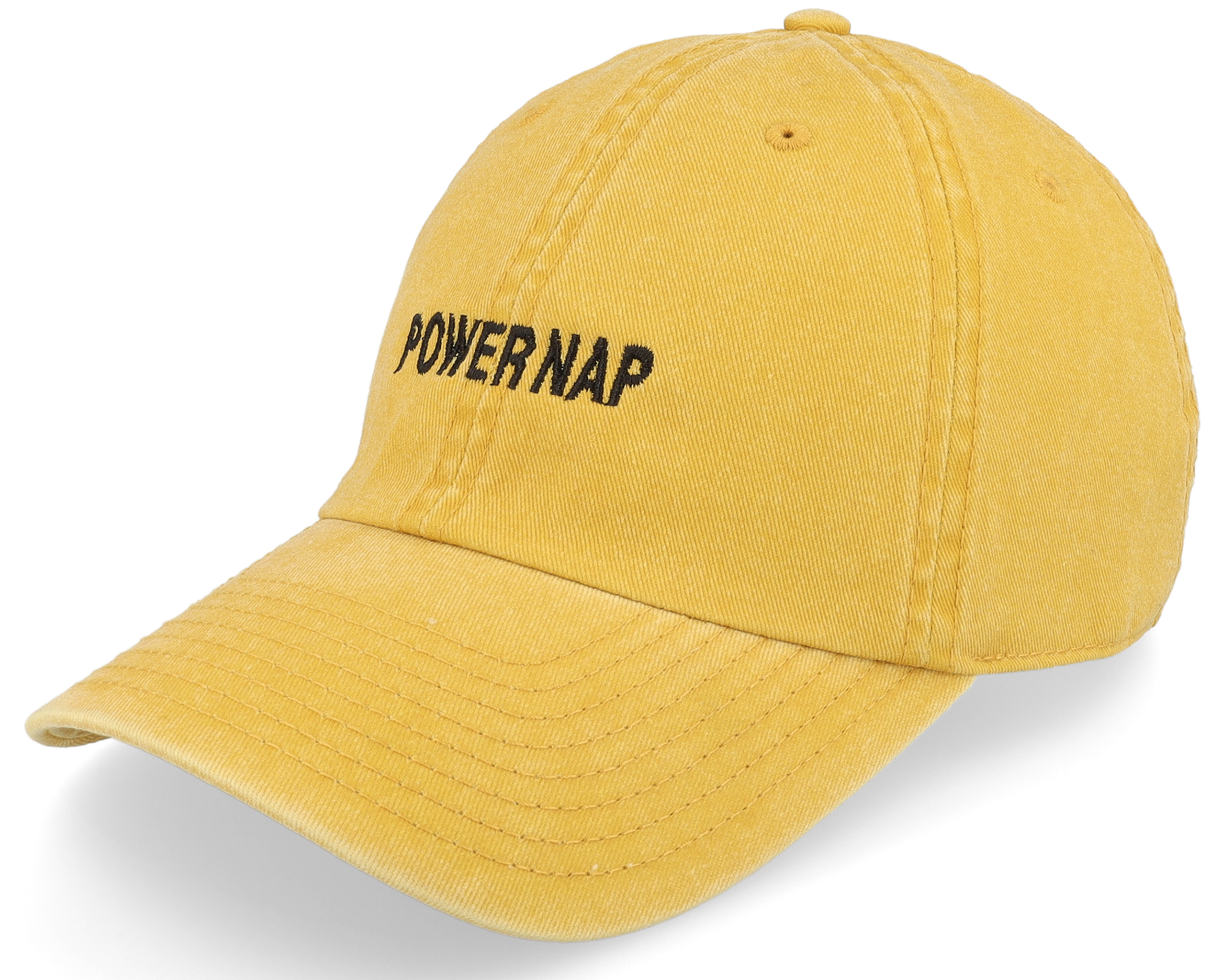 Power Nap Washed Mustard Dad Cap Iconic cap