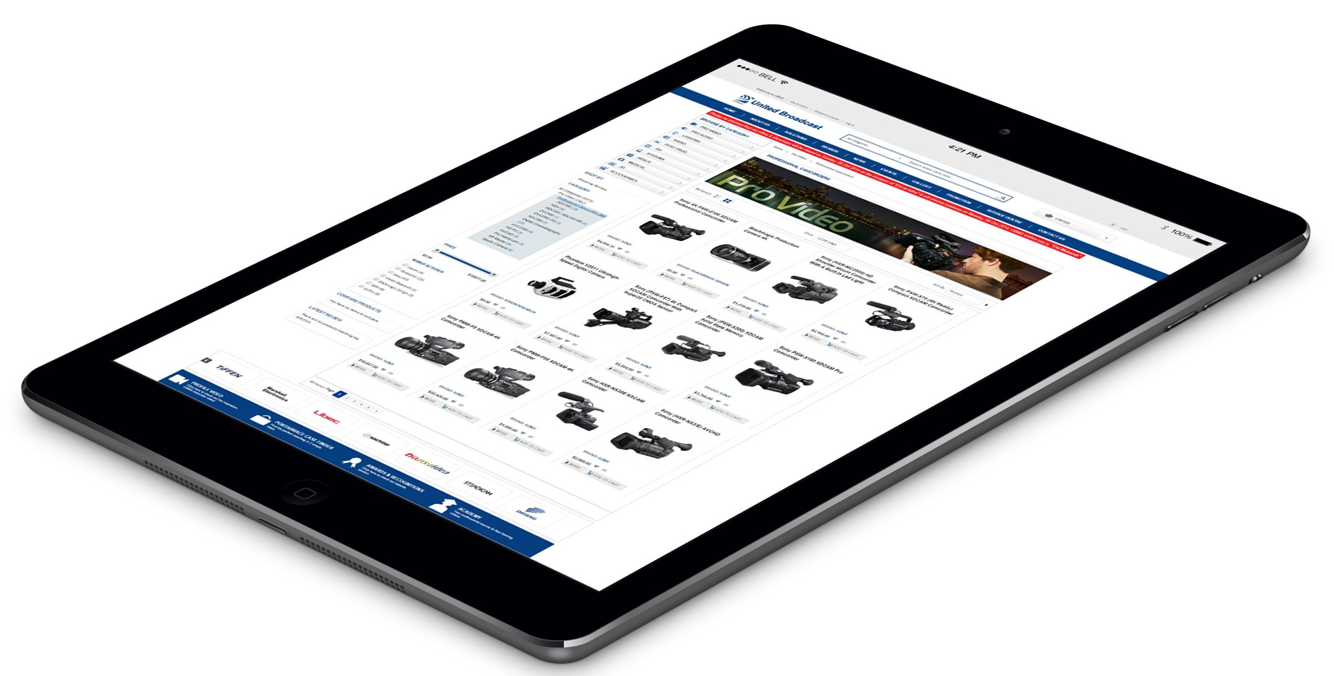 United Broadcast & Media Solutions Magento CE HattanMedia  Design New York