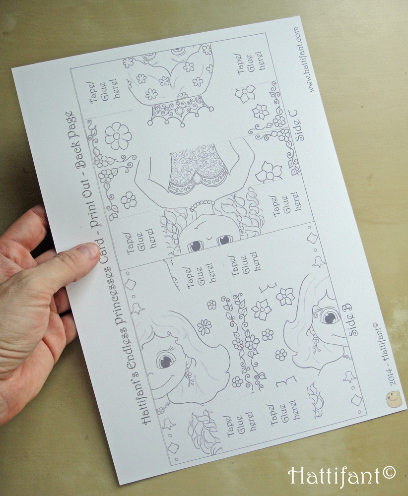 Hattifant's Endless Princesses Card Hattifant