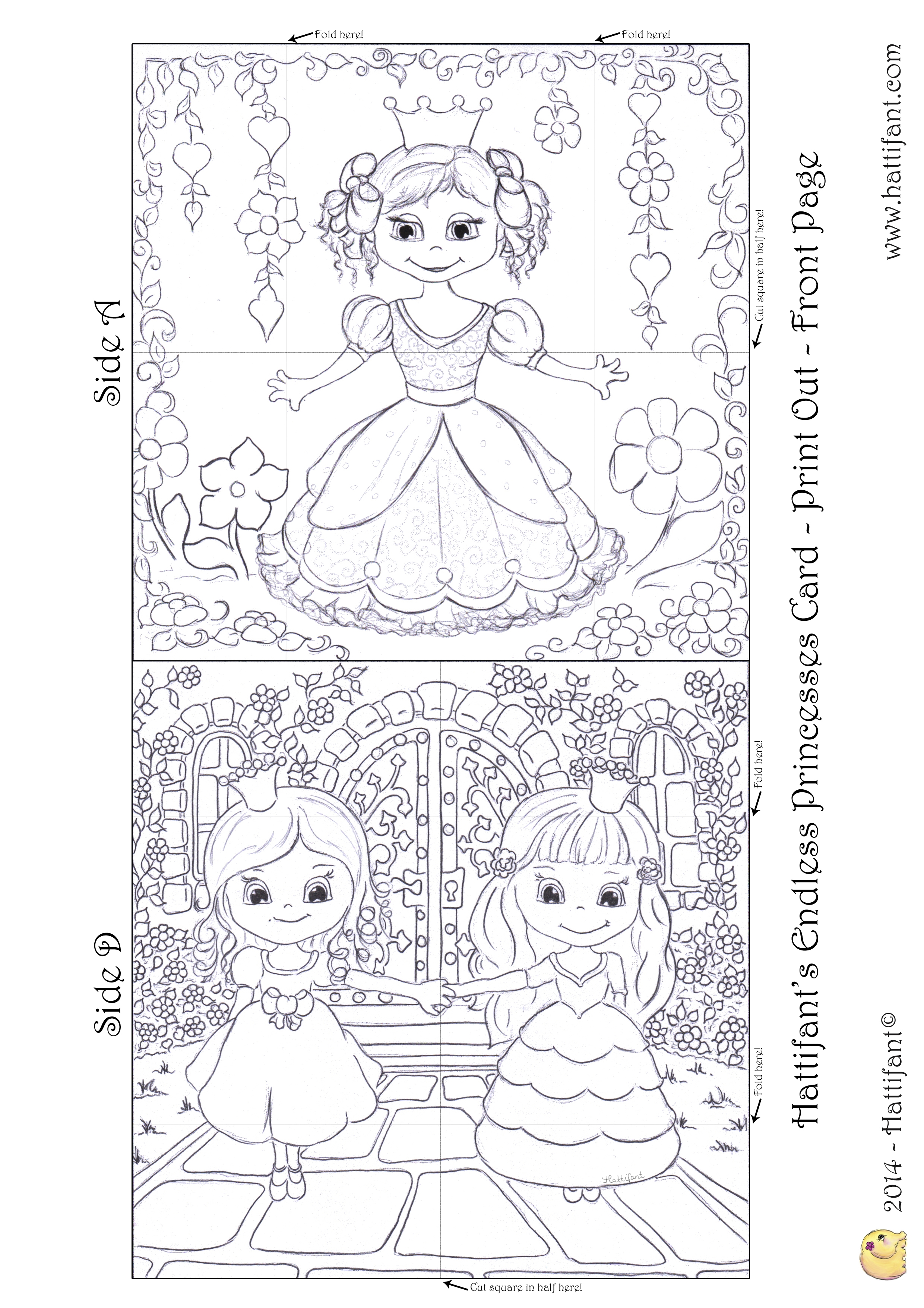 Hattifant's Endless Princesses Card Hattifant