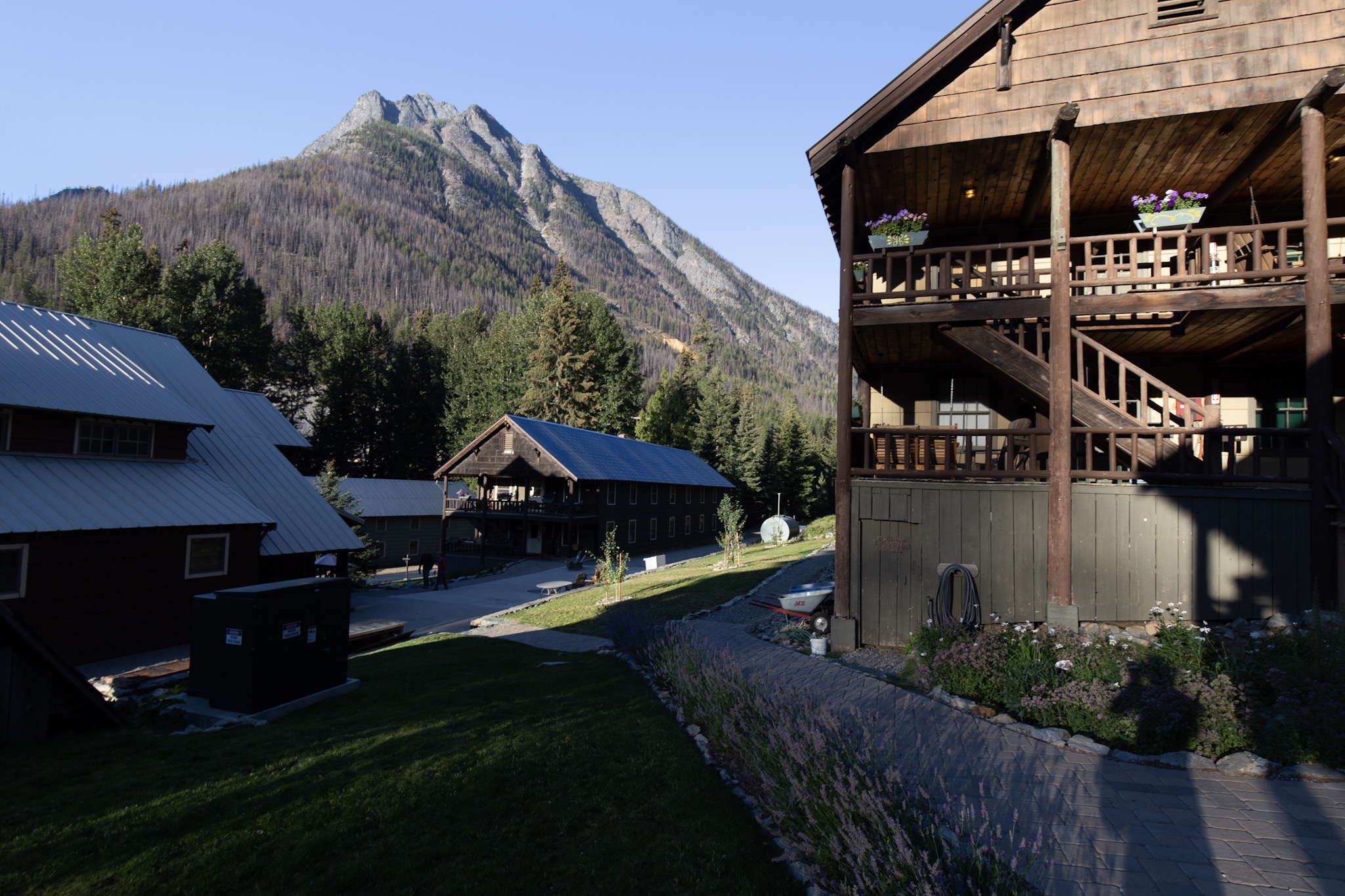 A fire detour to the remote community of Holden Village