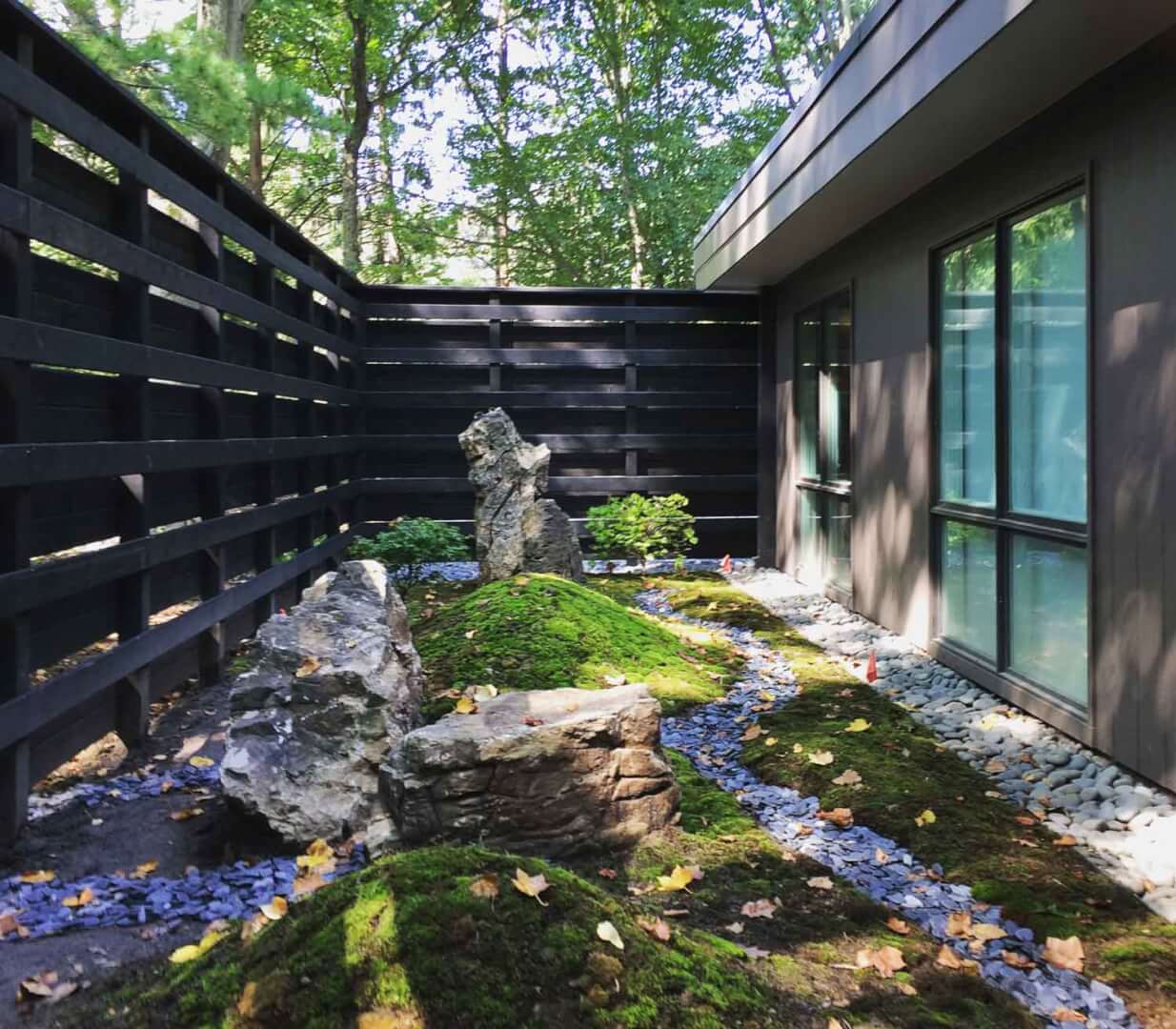 Midcentury Modern Renovation 2 Private Moss Garden Christopher