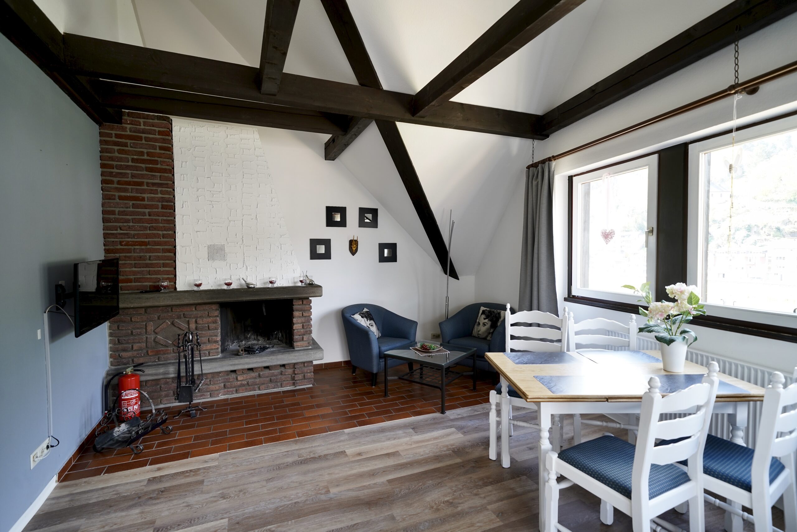 Apartment 7 mit Kamin und Moselblick ohne Balkon Fewo Cochem und Kaisersesch