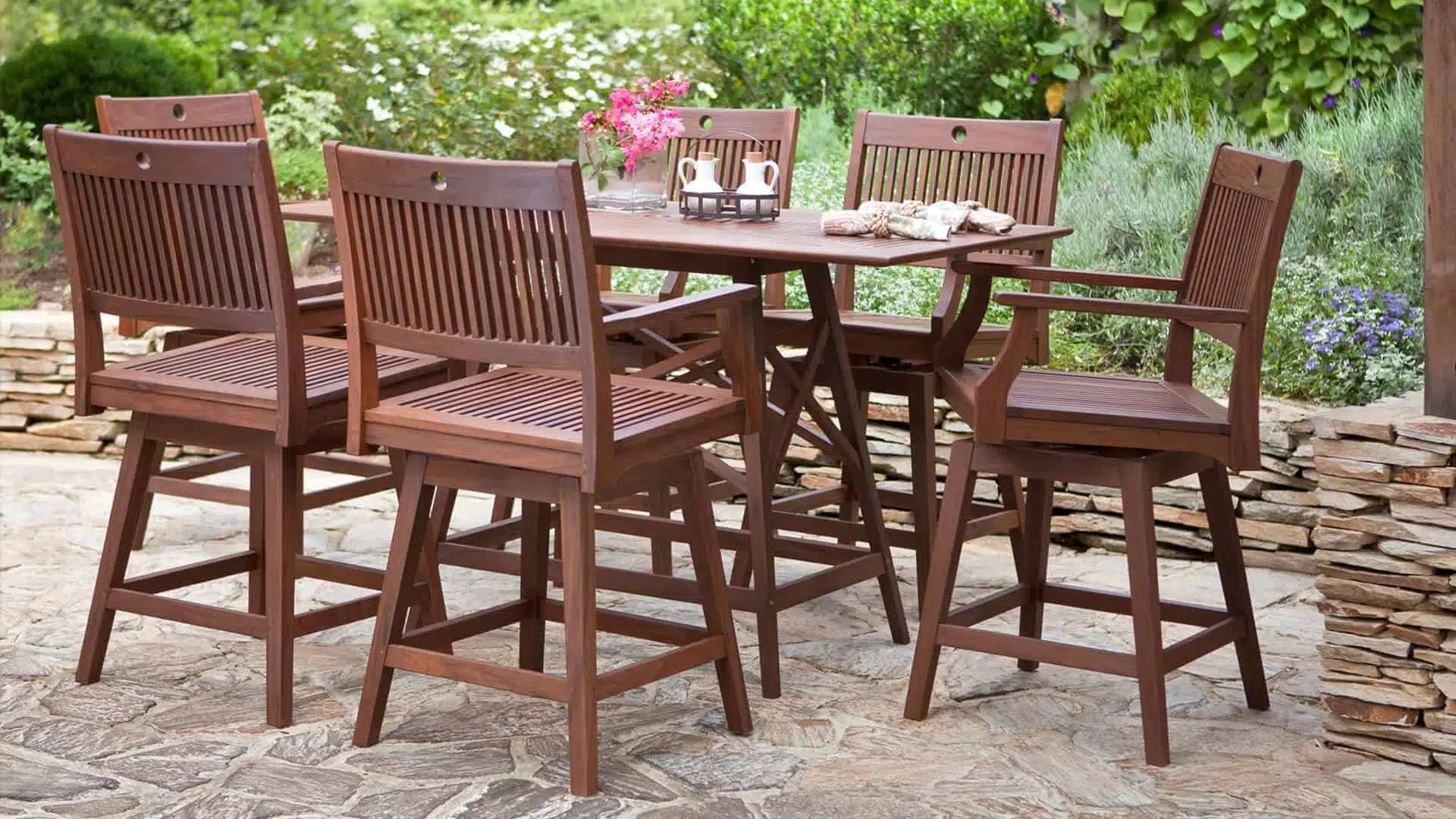 Jensen Opal Swivel Chair Elegant Counter Height Seating