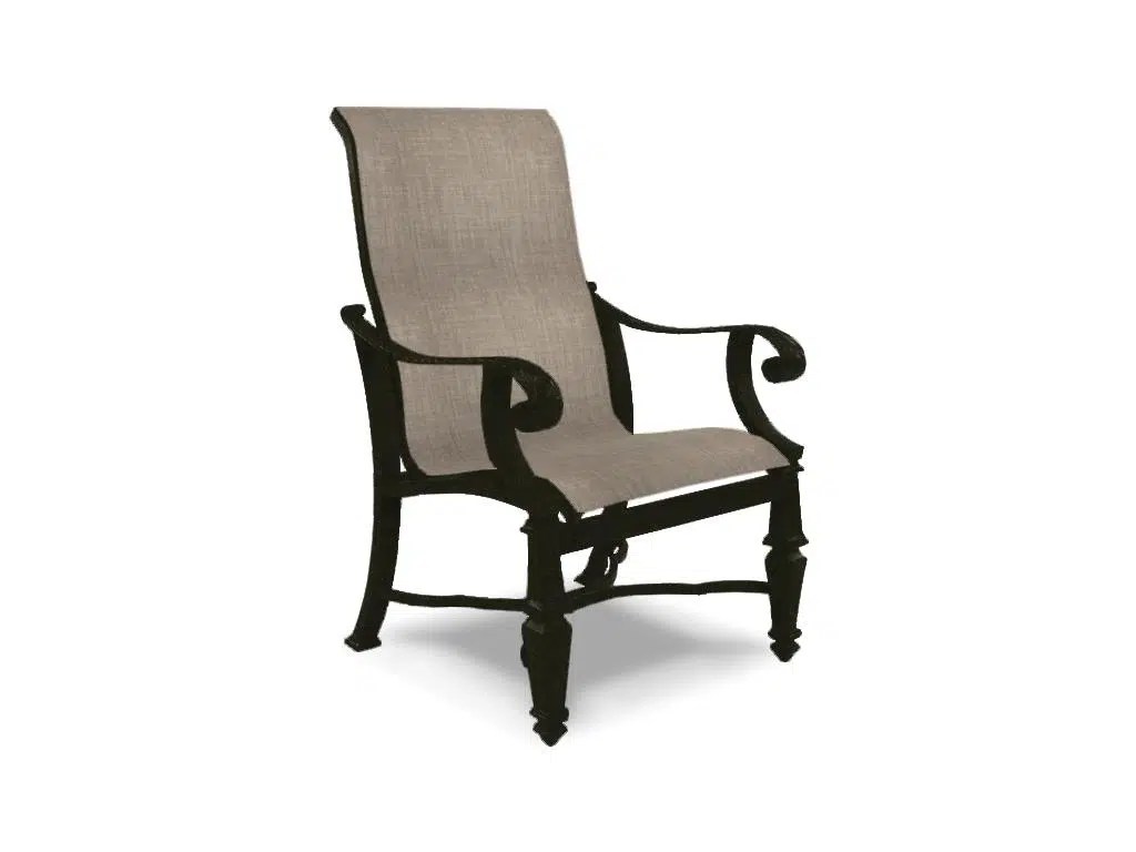 Castelle 2696S Bellagio Sling Dining Chair Dining Chairs Hausers Patio