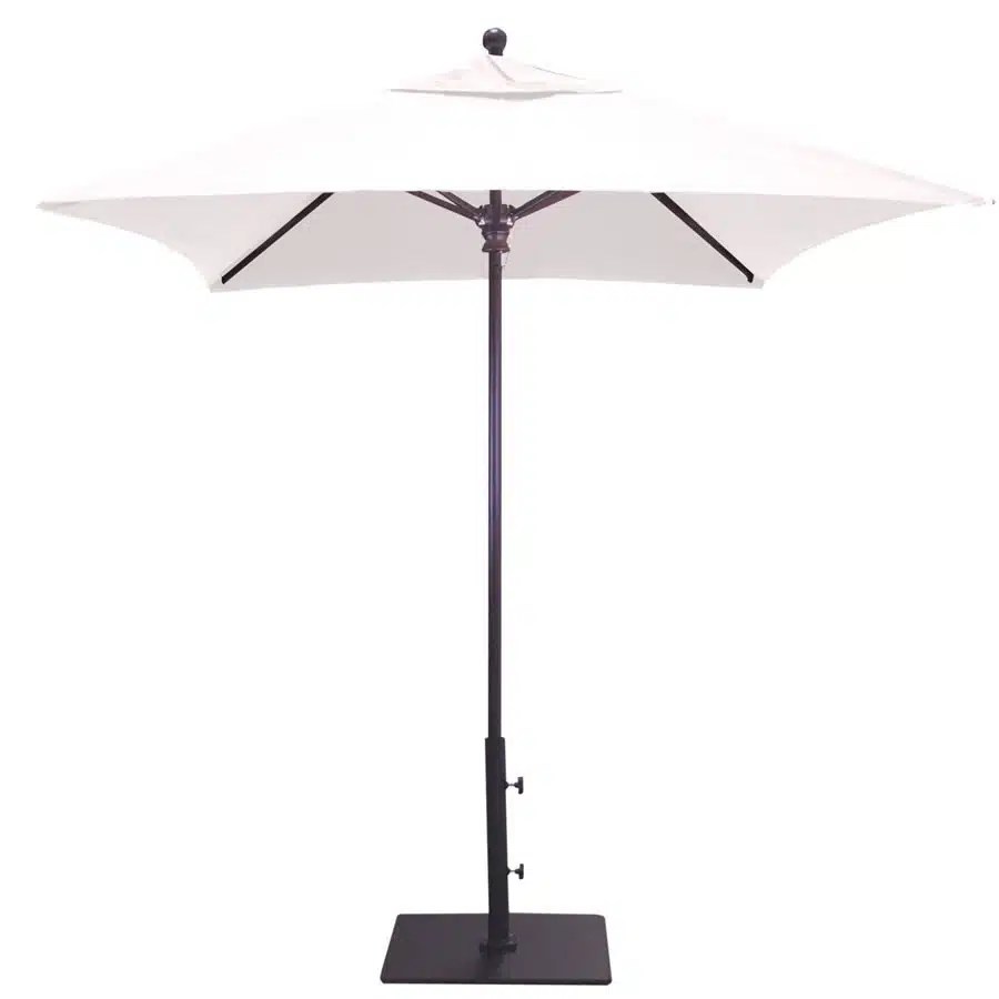 Galtech 762 6x6' Square Commercial Umbrella Aluminum Umbrellas