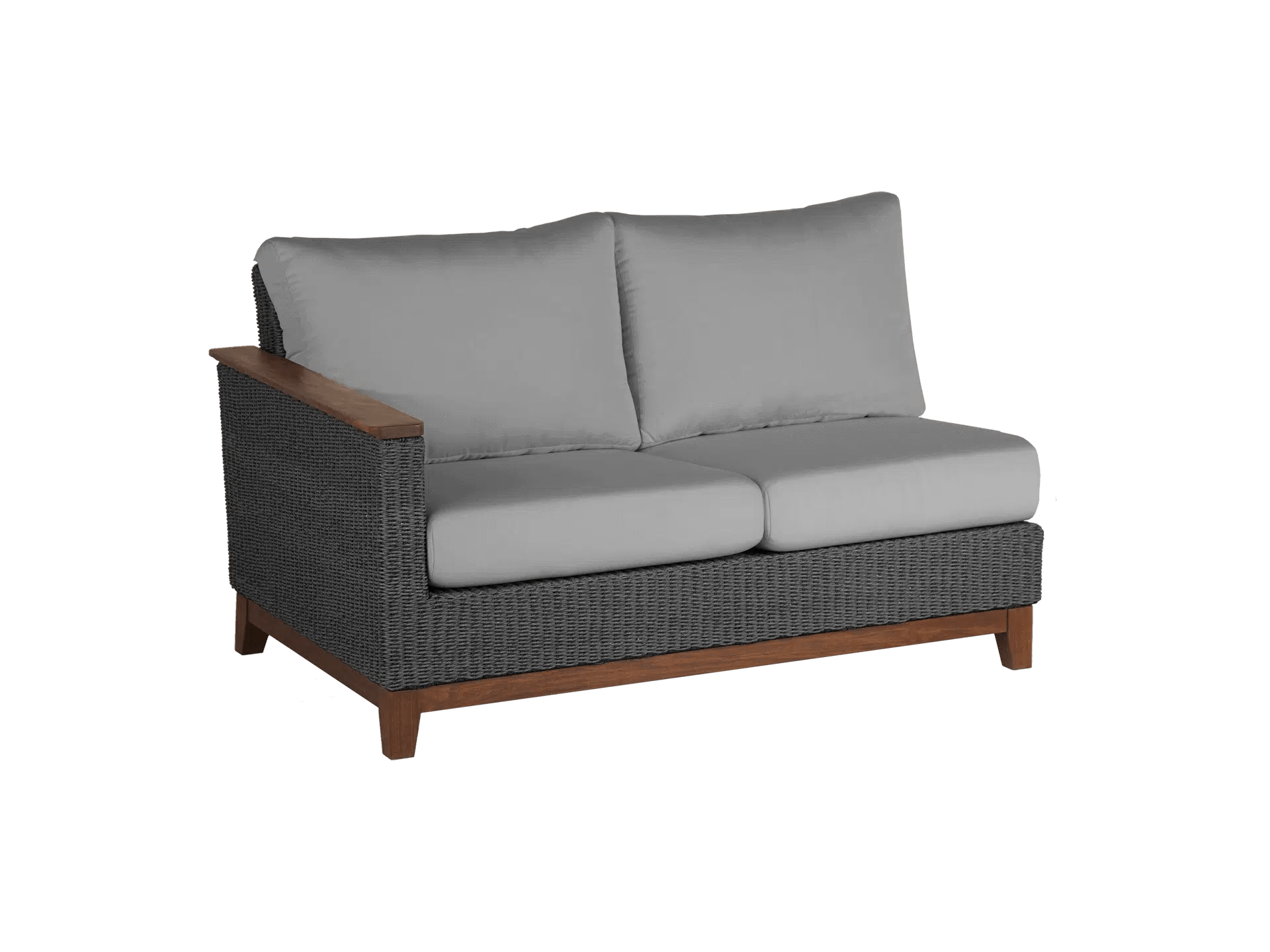 Buy Jensen Coral Sectional Right Seat in Gray Top Craftsmanship