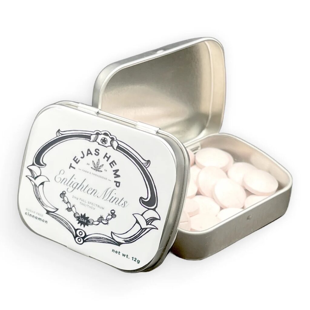 Tejas Hemp Enlighten Mints THC/THCV Haus of Jayne