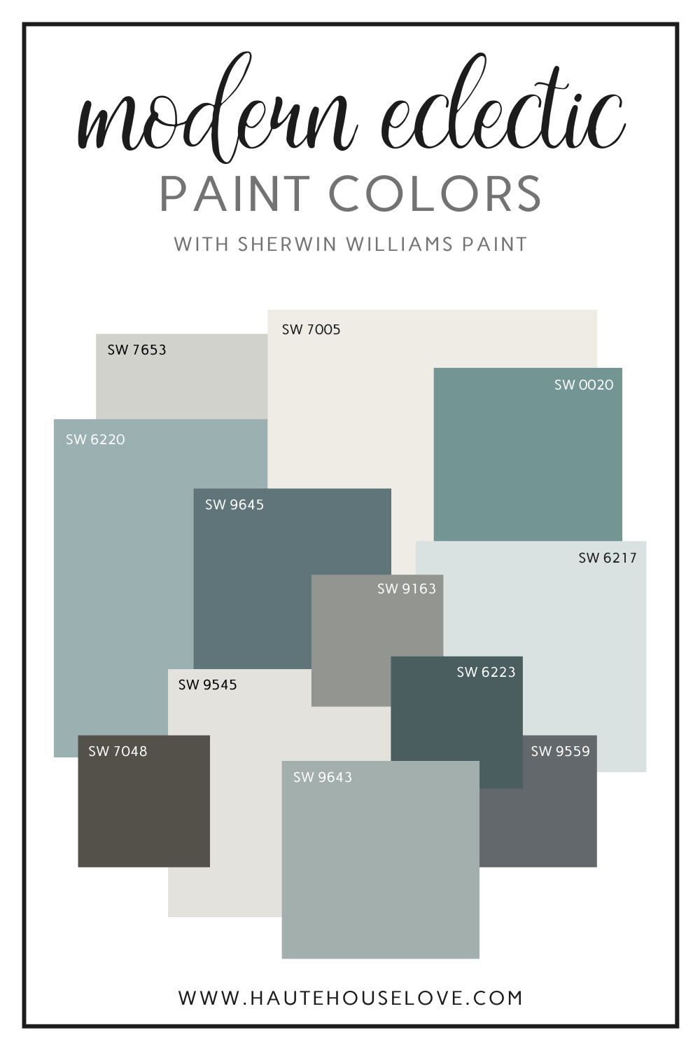 Paint Colors In Our Modern Eclectic Home Haute House Love