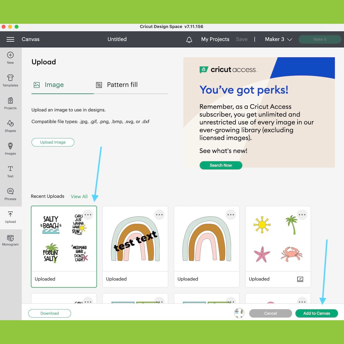How to Change from Print and Cut to Cut Only in Cricut Design Space