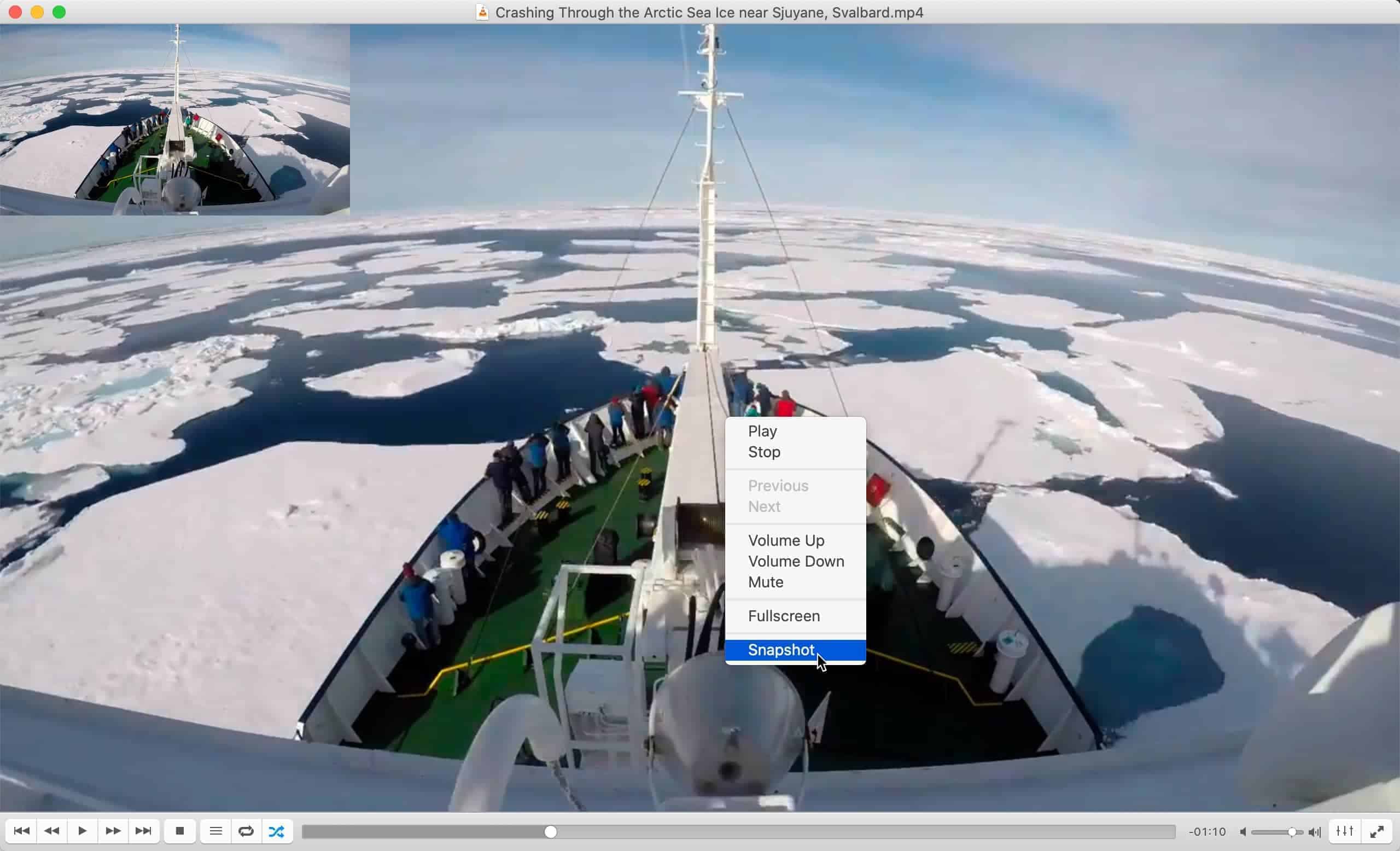 VLC can Capture a Video Frame & Export it as JPG. Here's how to do it.