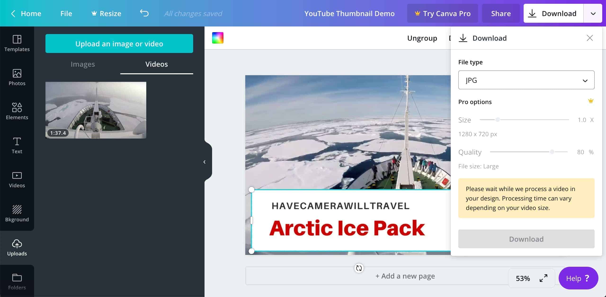 How to Make Custom YouTube Thumbnails with Canva (2024)