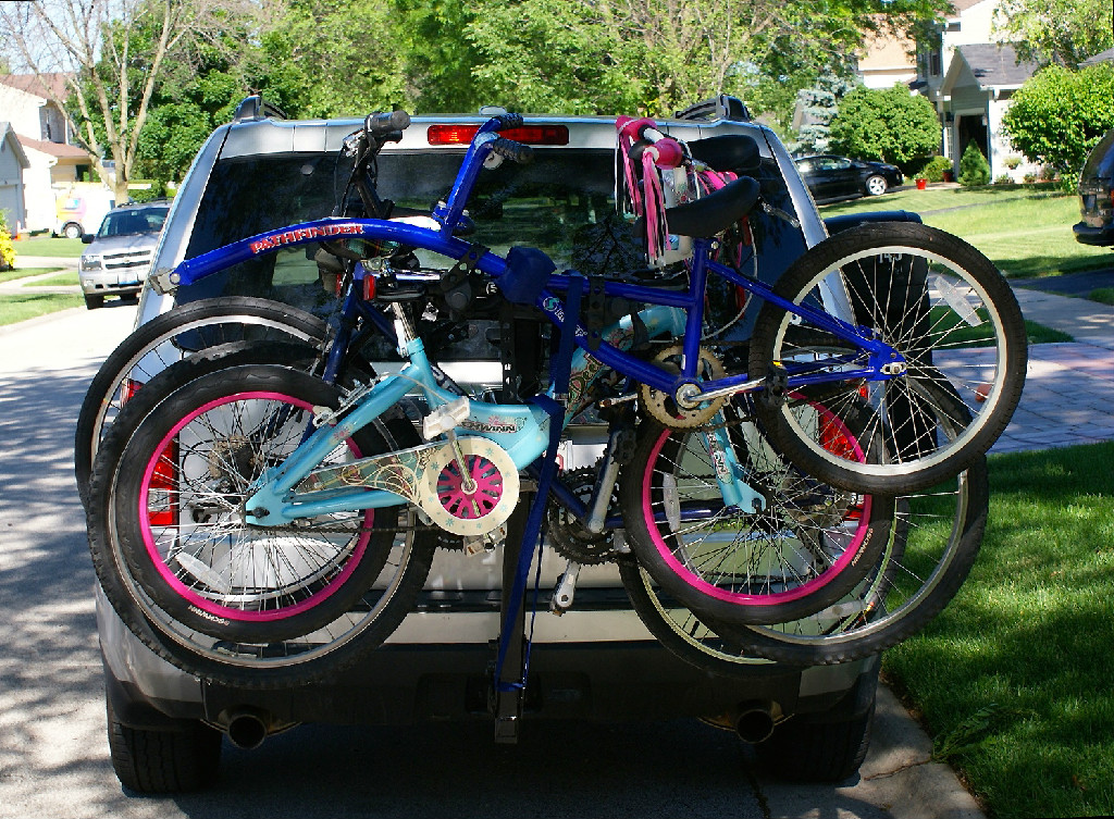 The Auto Rack Light is a tail light extension system for hauling bikes
