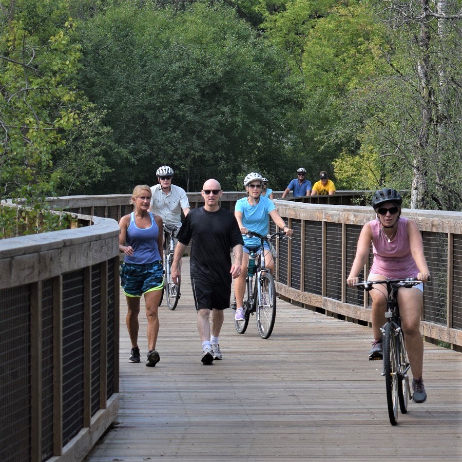 Edina makes the perfect beginning on the new Nine Mile Creek Trail