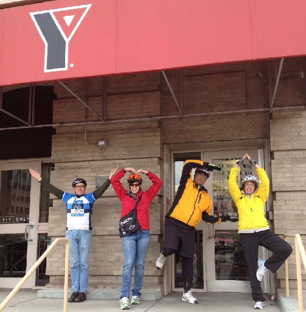 Bike Pic Nov 30, riding to the YMCA