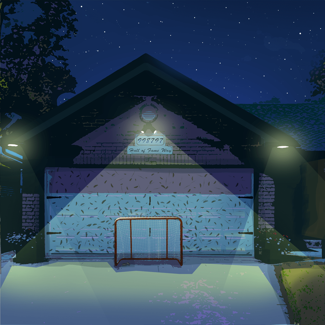 The Garage Door HAVEFUN Hockey