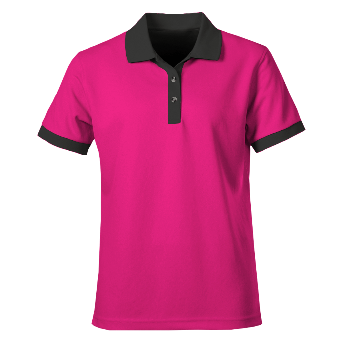 Pink/Black Polo Shirt Unisex Branding & Printing Solutions Company