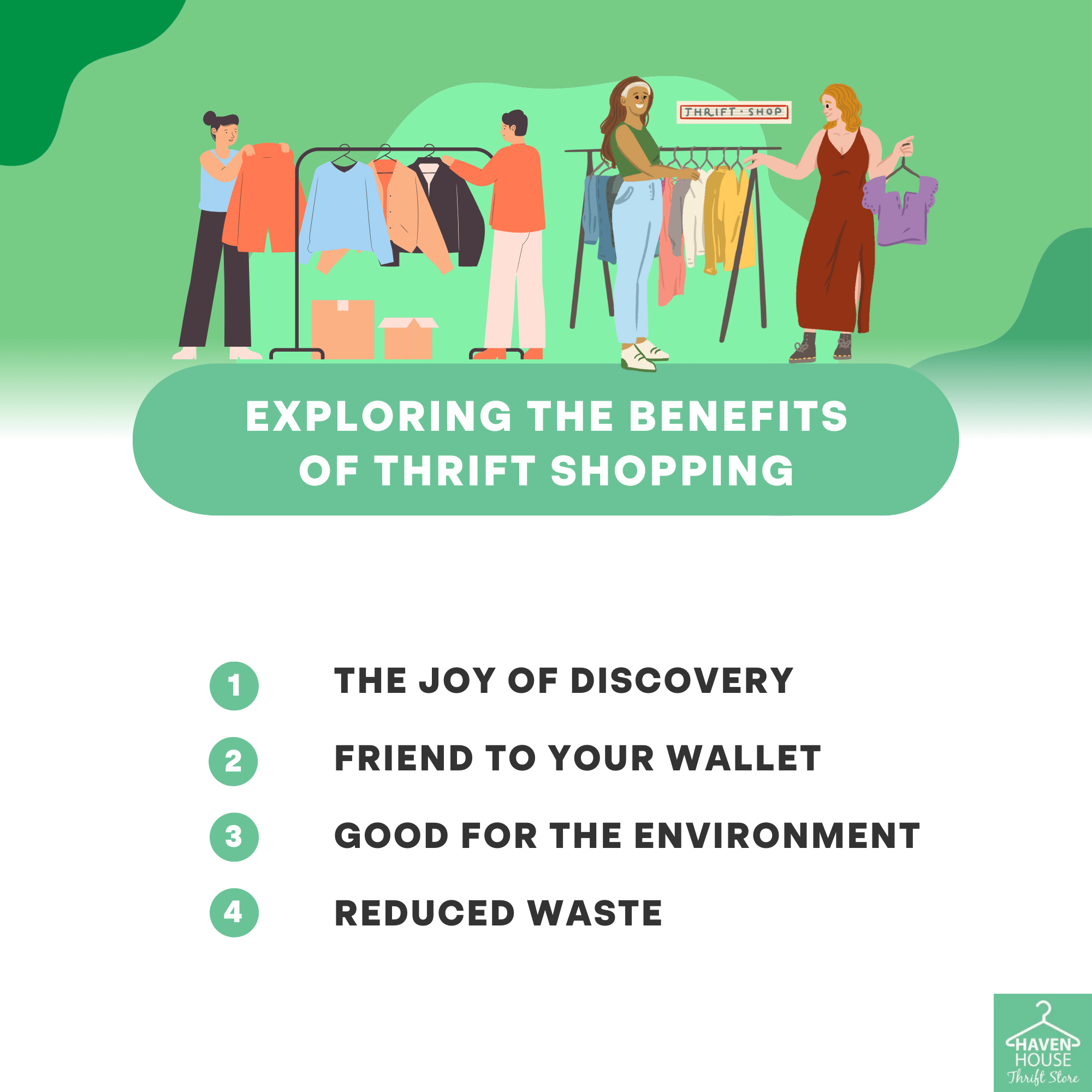 Exploring the Benefits of Thrift Shopping Haven House Thrift Stores