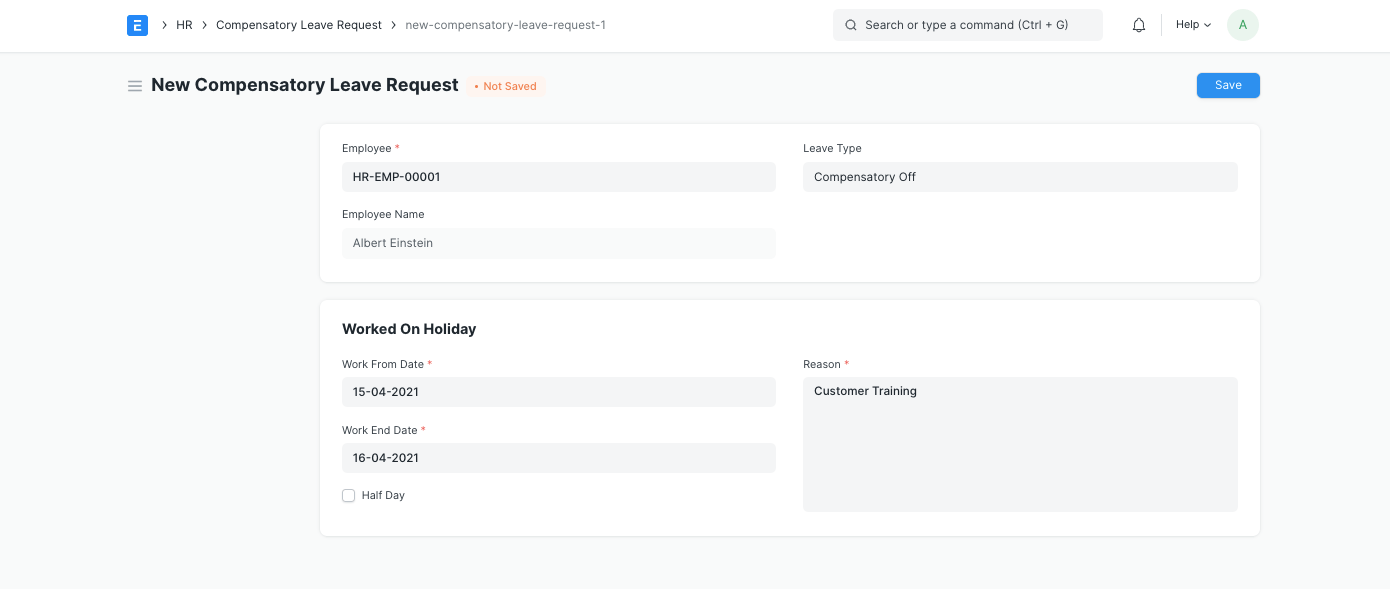 A StepbyStep Guide to Using the Compensatory Leave Request Feature in