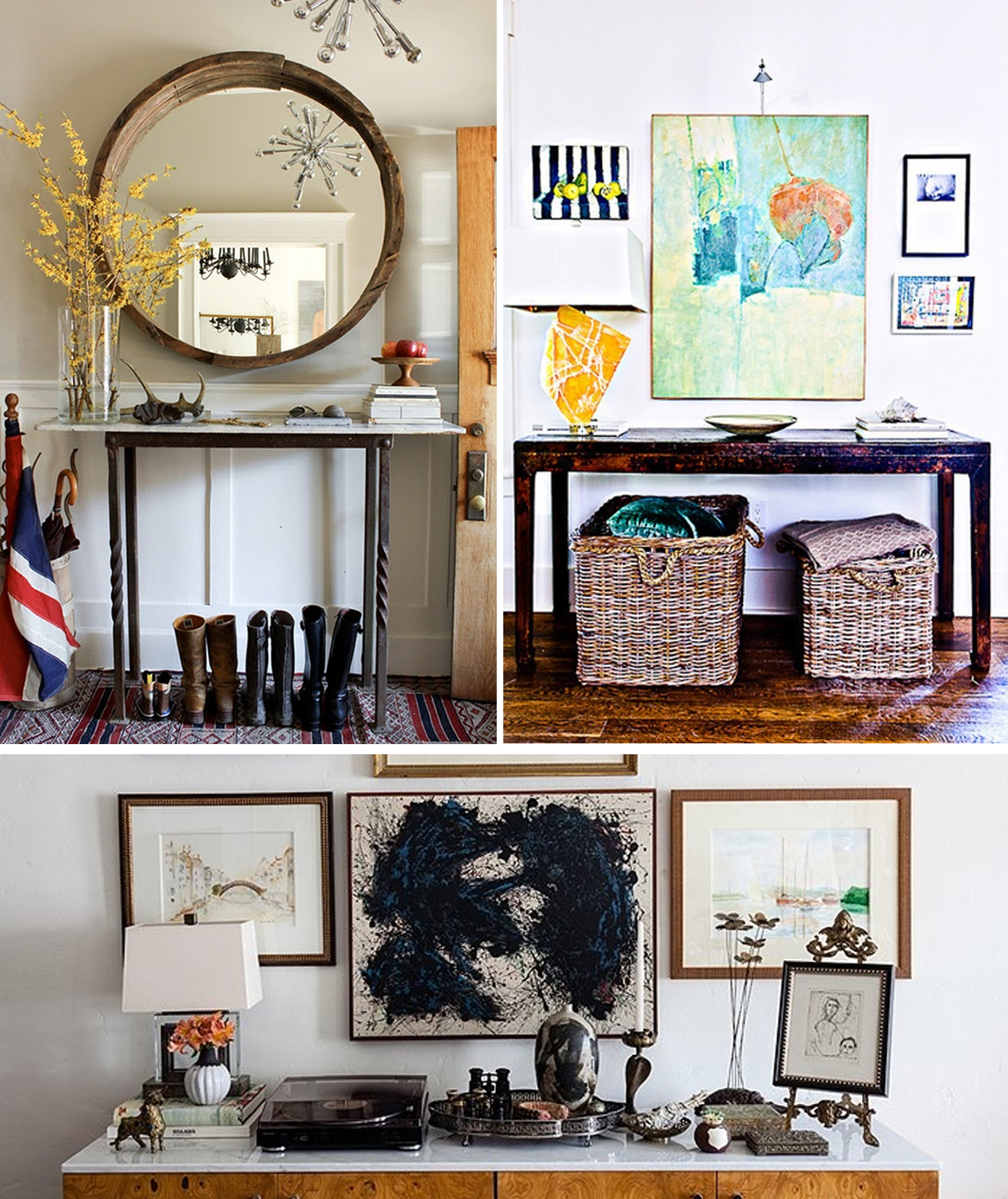 Designer Tip How to Style an Entryway Table Havenly Blog Havenly