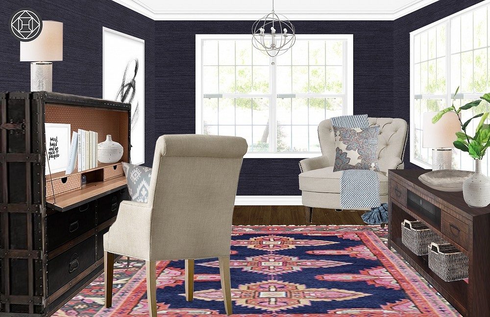 Design Story A Delightful Entryway & Office Duo Havenly Blog