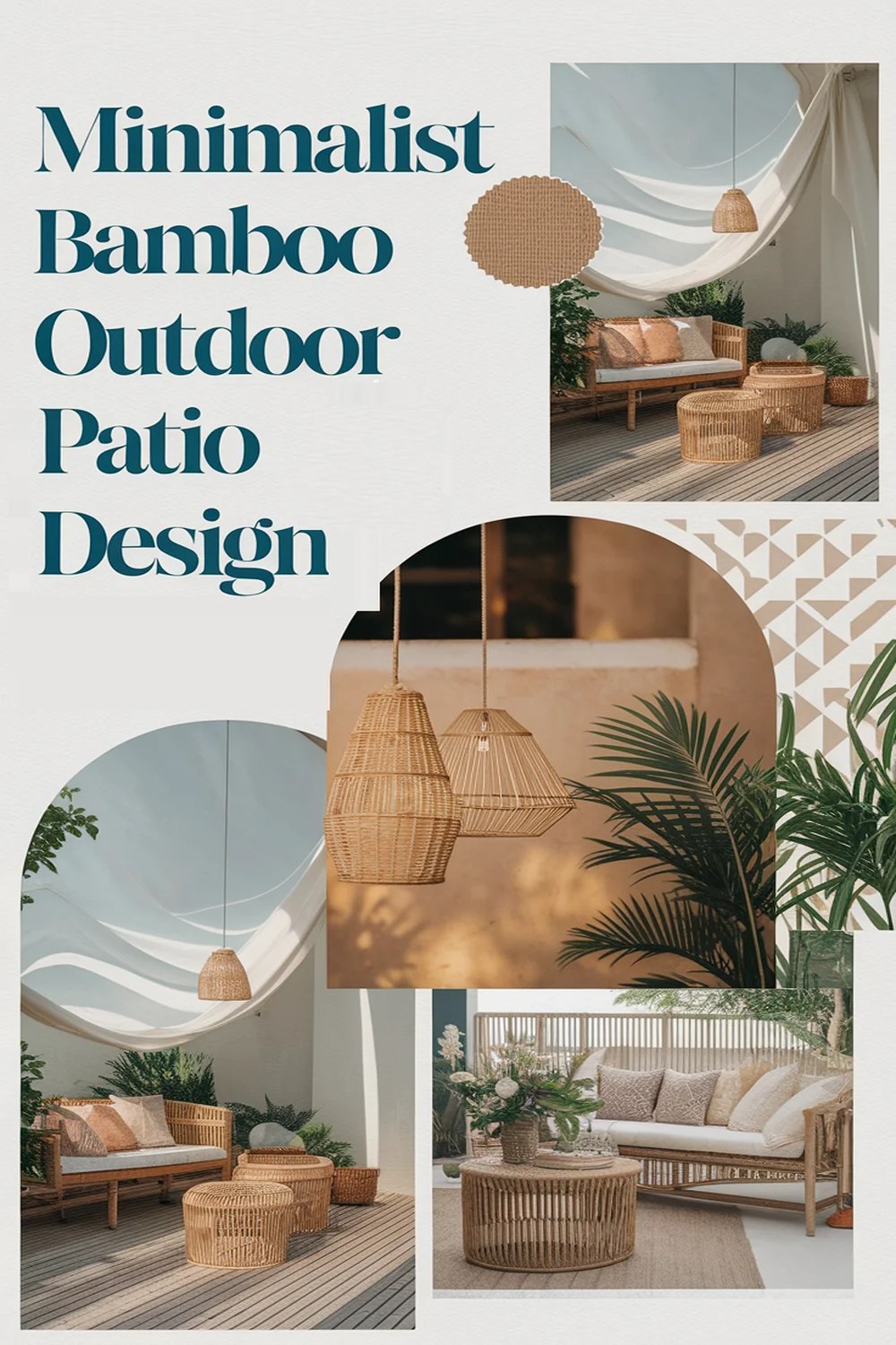 Creating a Minimalist Outdoor Patio Using Bamboo Haven Vivid