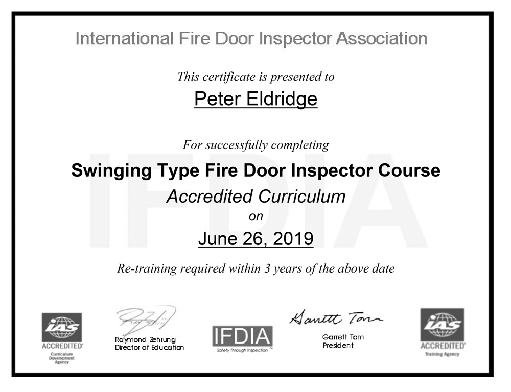 Fire Door Sales, Installation, and Certification by Raynor Hawaii