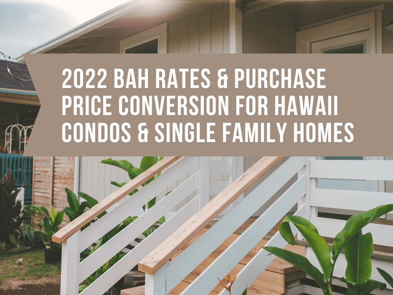 2022 BAH Rates for Honolulu County, Hawaii