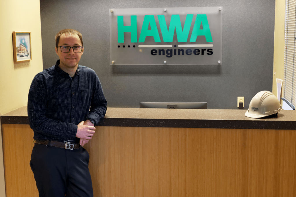 Luke Harmon Promotion to Associate HAWA Engineers