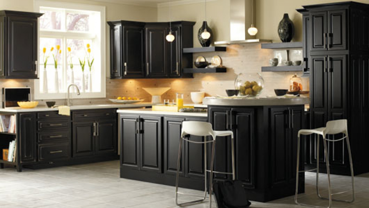 Black kitchen knobs Hawk Haven