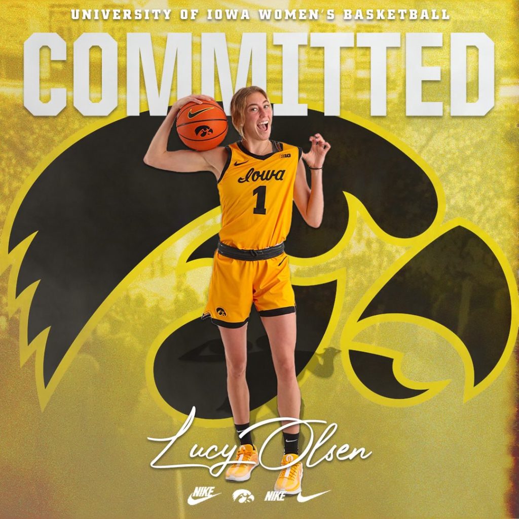 Iowa guard Lucy Olsen named to women's 2024 USA 3x3 Nations Leagues