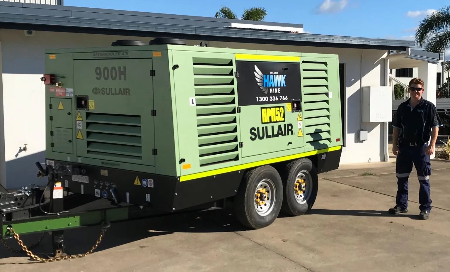 Hawk Hire Air & Power Specialist Generator Hire Air Compressor