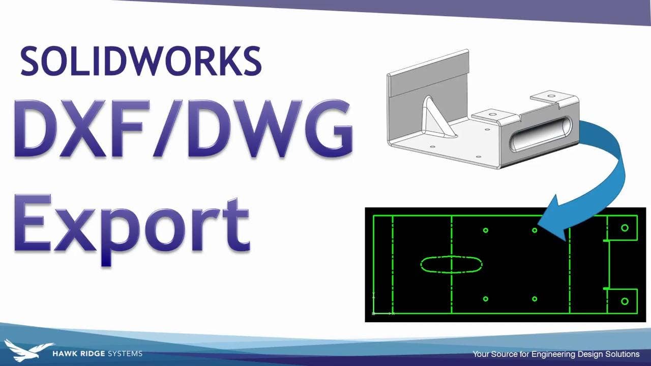 SOLIDWORKS DXF/DWG Export