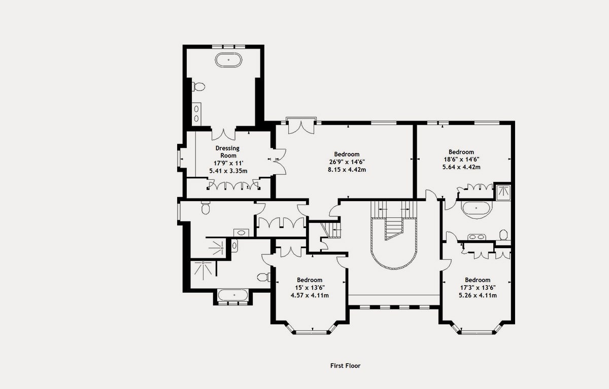 6 bedroom detached home Oxshott Hawksman