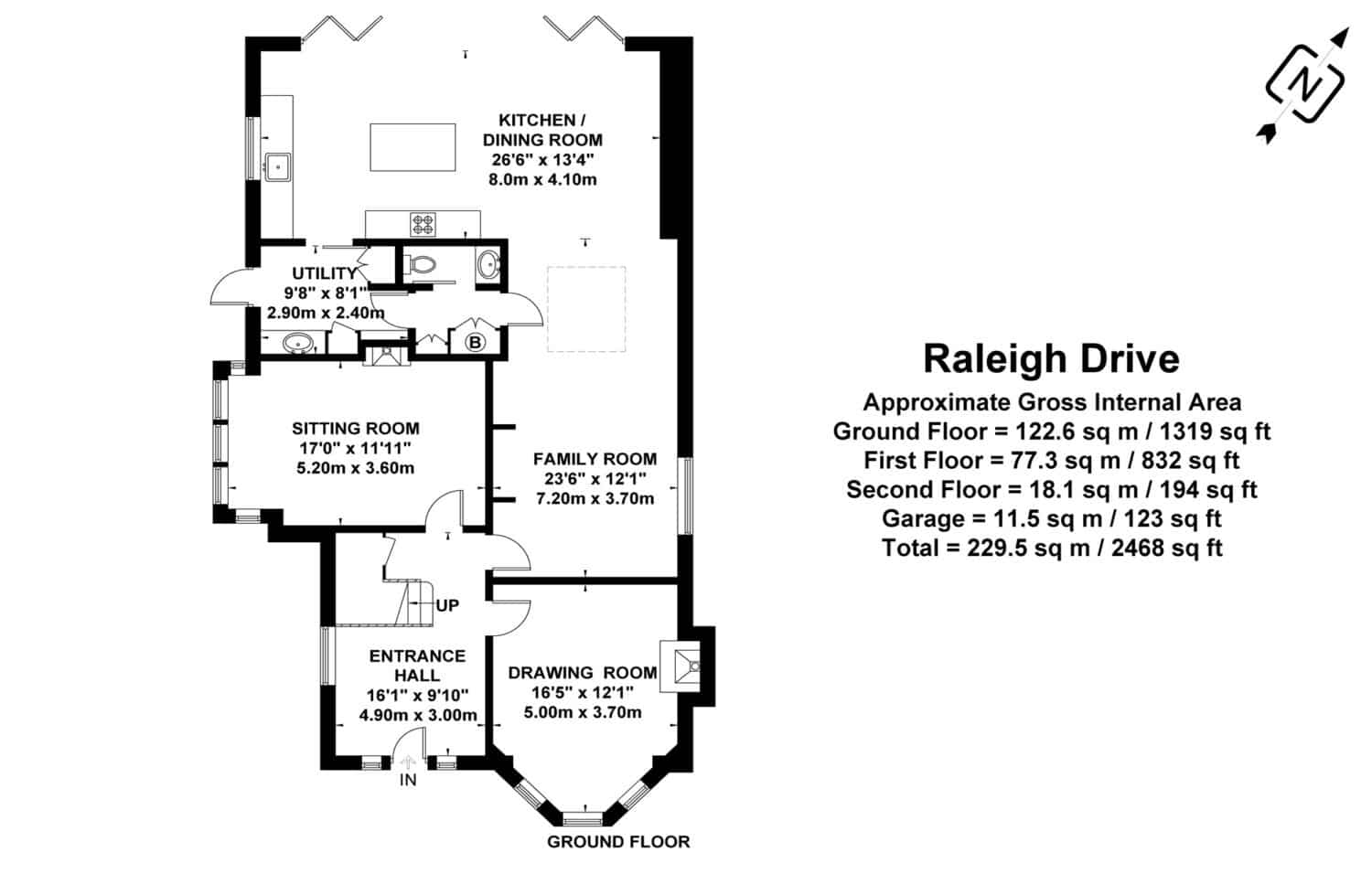 4 Bedrooms, Raleigh Drive, Claygate Hawksman