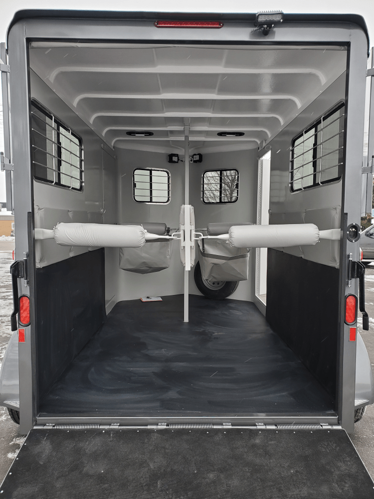 Hawk Trailers Model 130 2 Horse Bumper Pull Walk Thru Classic Leonard